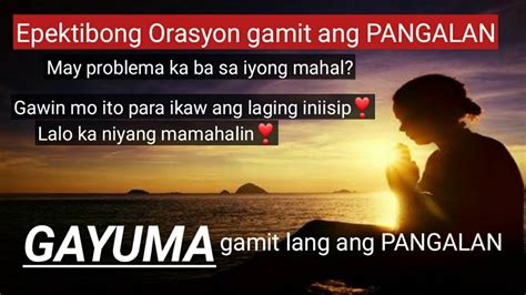 orasyon para mapasunod ang isang tao|Gayuma para Bumalik o Mapasunod ang Taong .